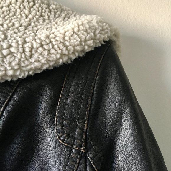 Warm brown aviator jacket - Picture 9 of 12